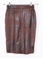 Falda lápiz cuerina delgada elasticada | Talla M