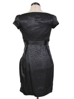 Vestido ajustado de manga corta con lazo en la cintura | Talla M