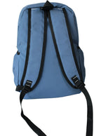 Mochila bicolor bolsillos frontales cierre superior