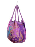 Bolso de tela estampado con diseño amplio