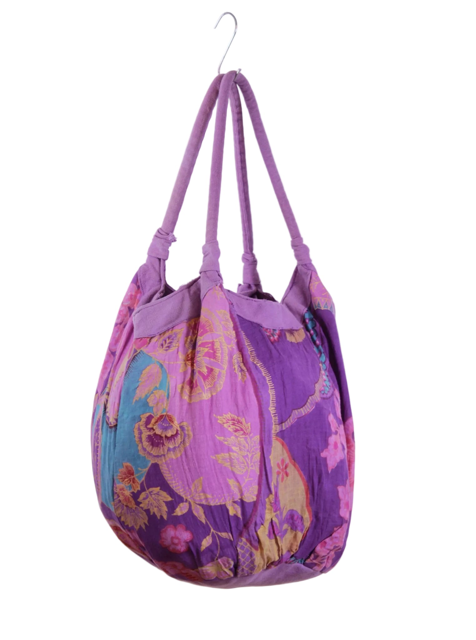 Bolso de tela estampado con diseño amplio