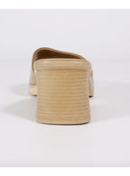 Sandalias tacón ancho minimal | Talla 40