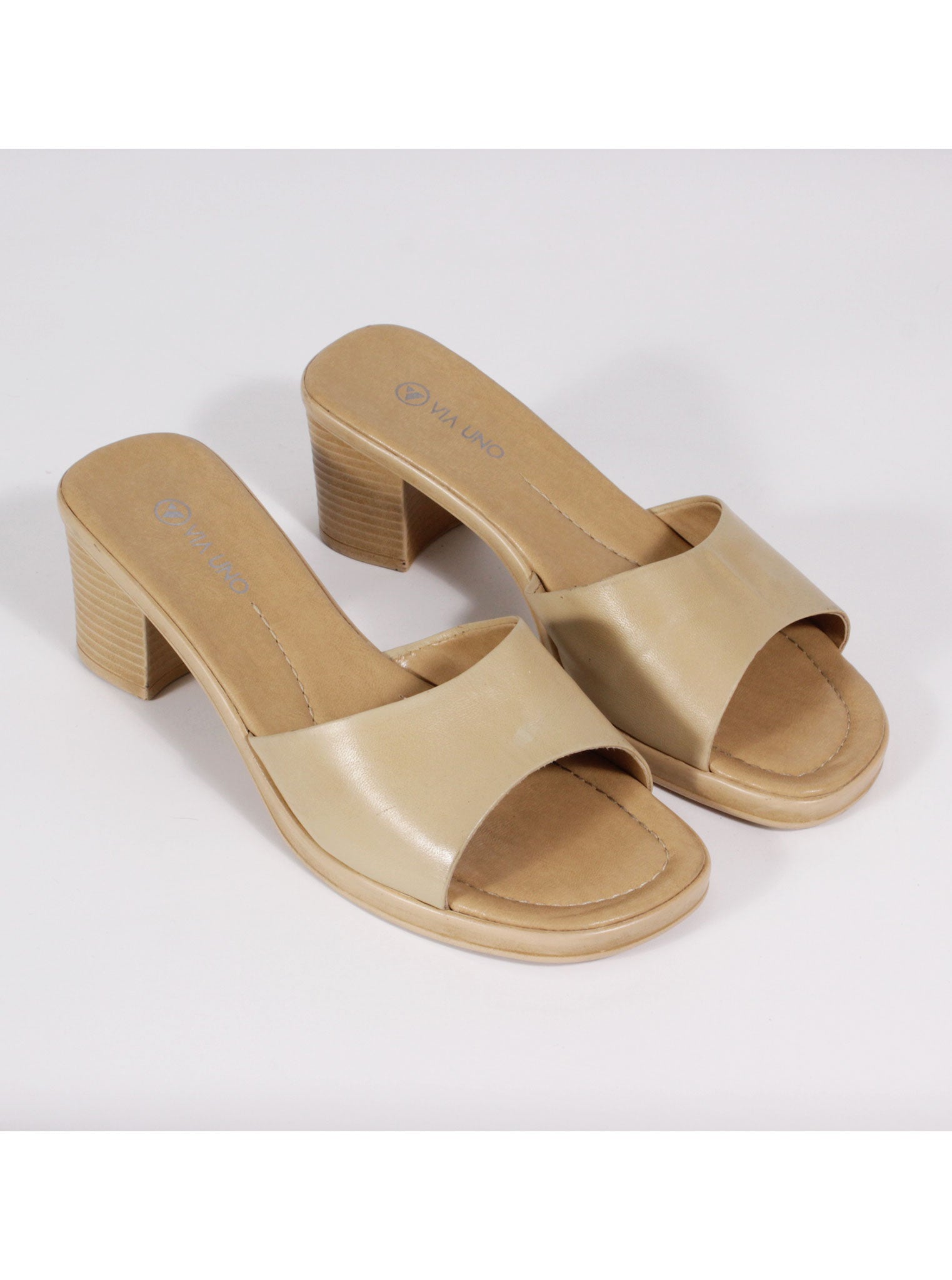Sandalias tacón ancho minimal | Talla 40