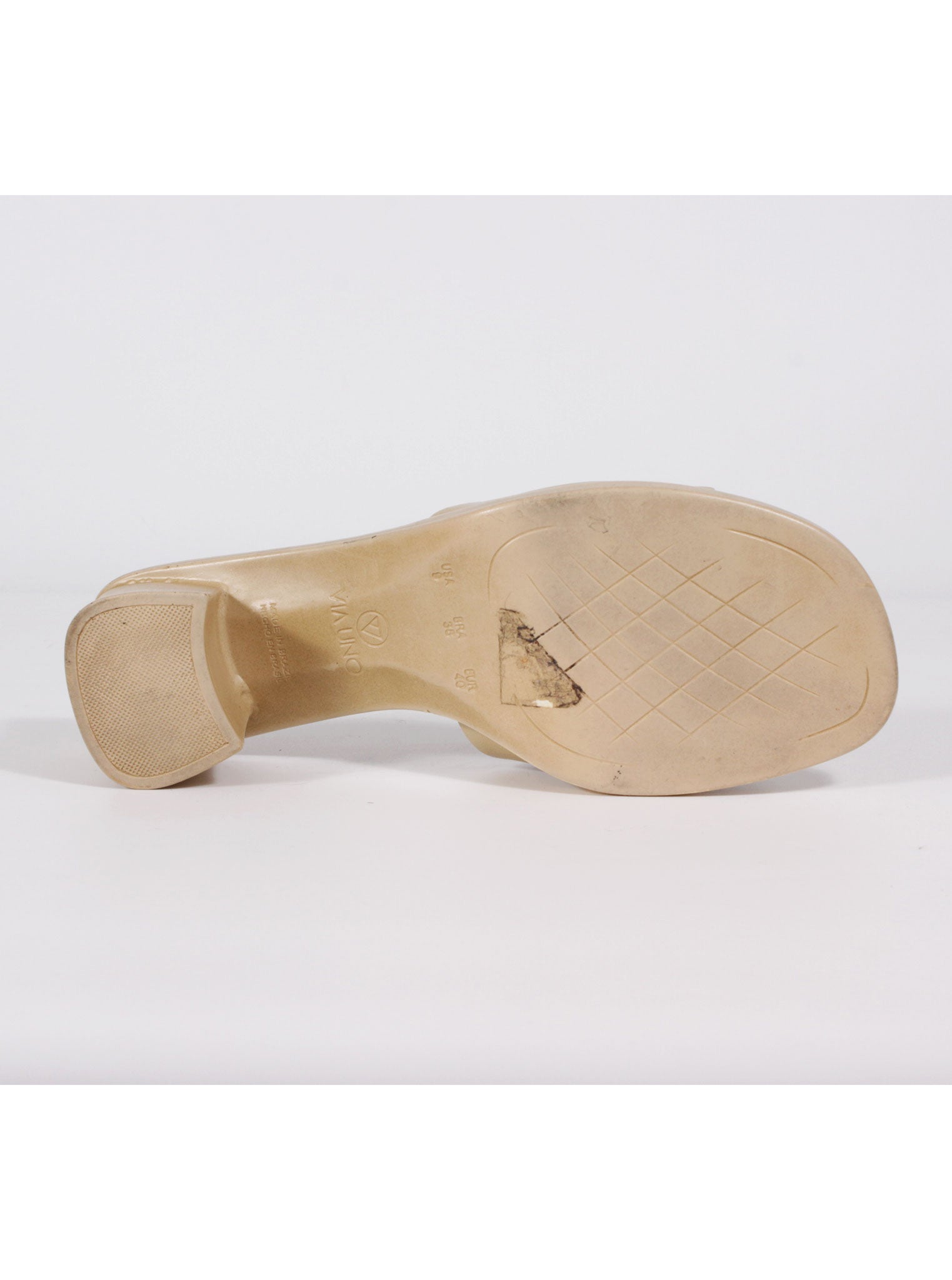 Sandalias tacón ancho minimal | Talla 40