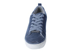 Zapatillas terciopelo azul suela blanca | Talla 38