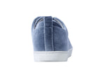 Zapatillas terciopelo azul suela blanca | Talla 38