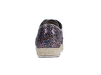 Zapatilla glitter multicolor con cordones | Talla 40