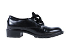 Zapatos tipo oxford charol negro con lazo | Talla 38