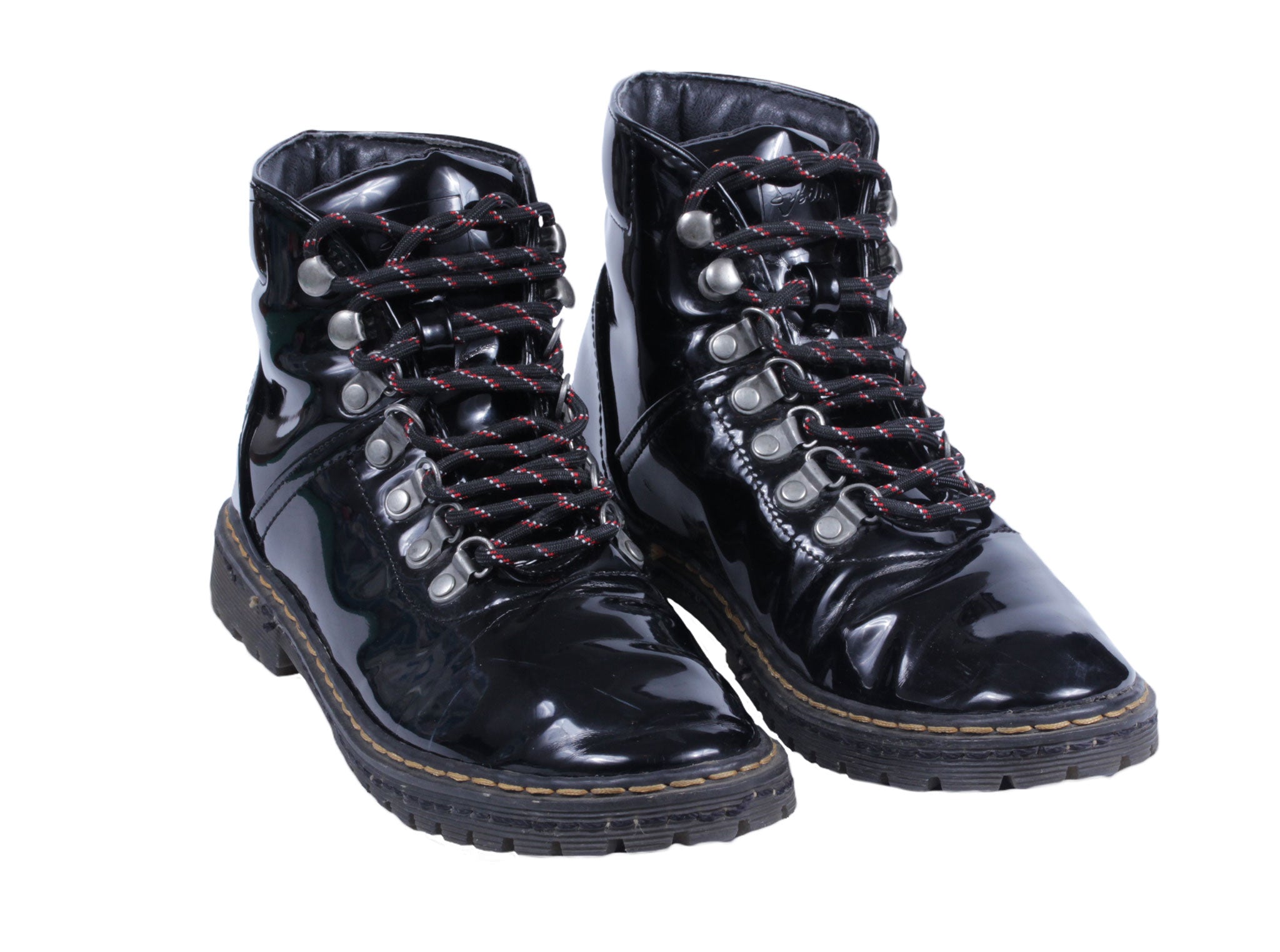 Botín negro charol bototo urbano | Talla 39