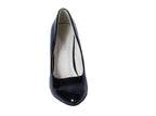 Zapato taco alto charol negro elegante | Talla 39