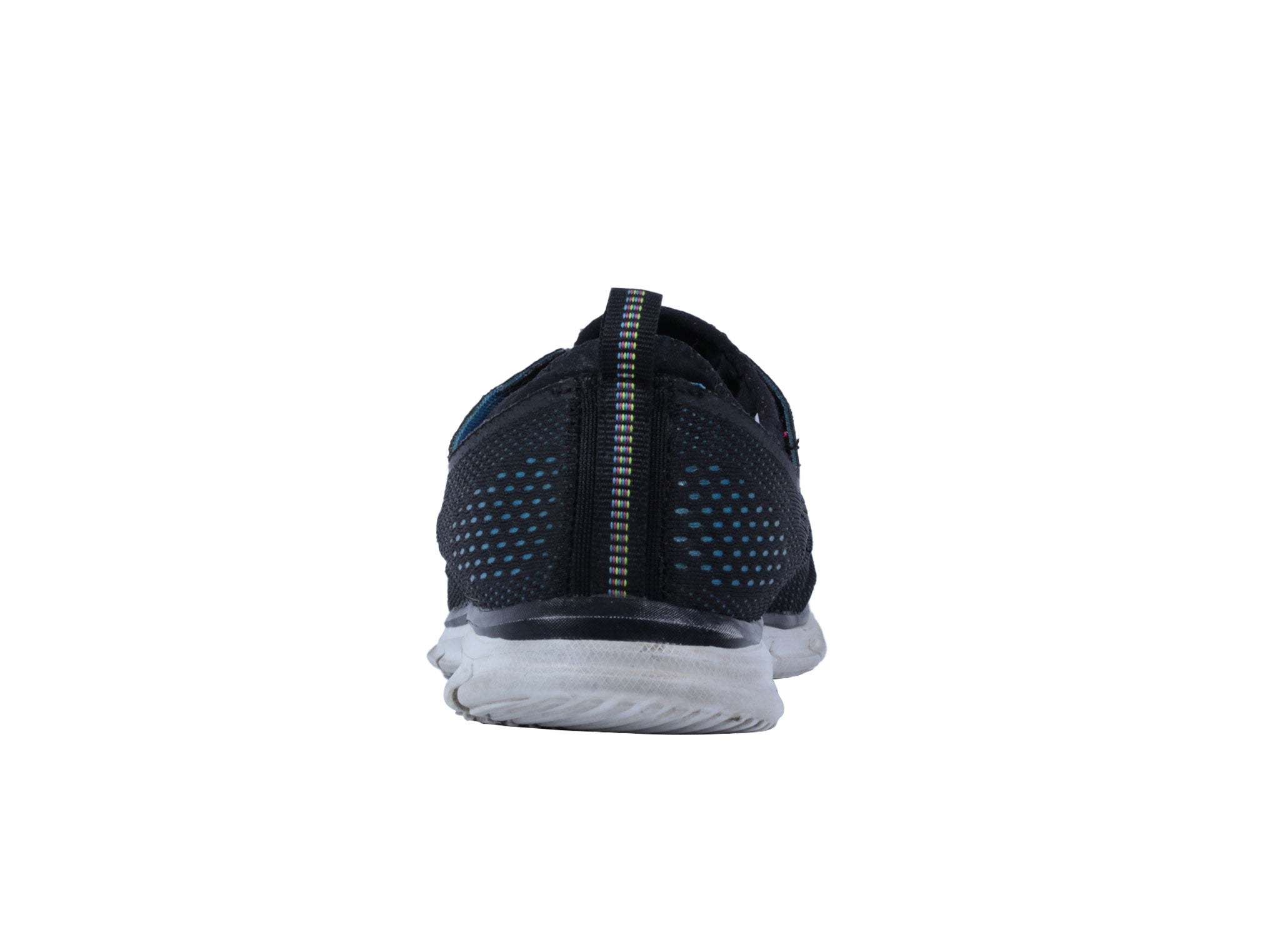 Zapatillas Skechers negras con detalles multicolor | Talla 38