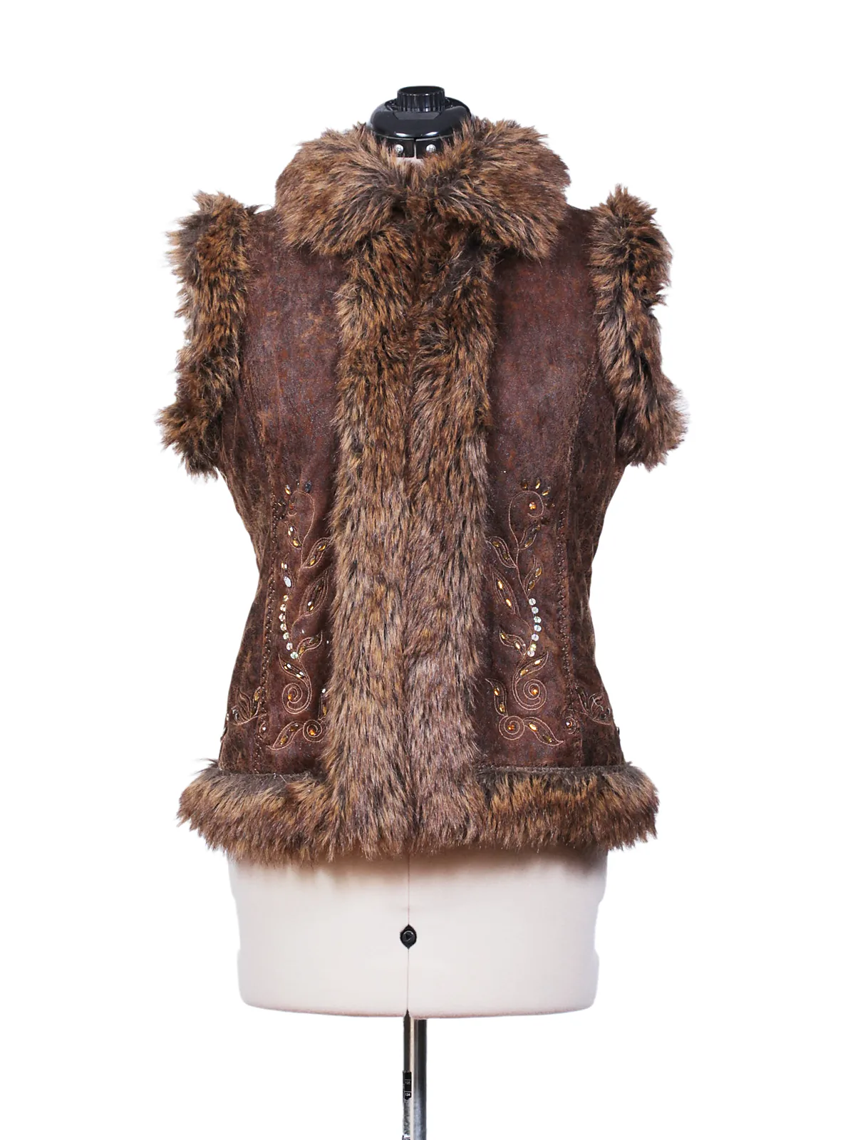 Chaqueta sin mangas con broches