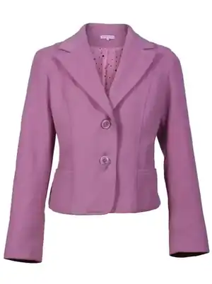 Blazer mujer clásico corte recto formal oficina