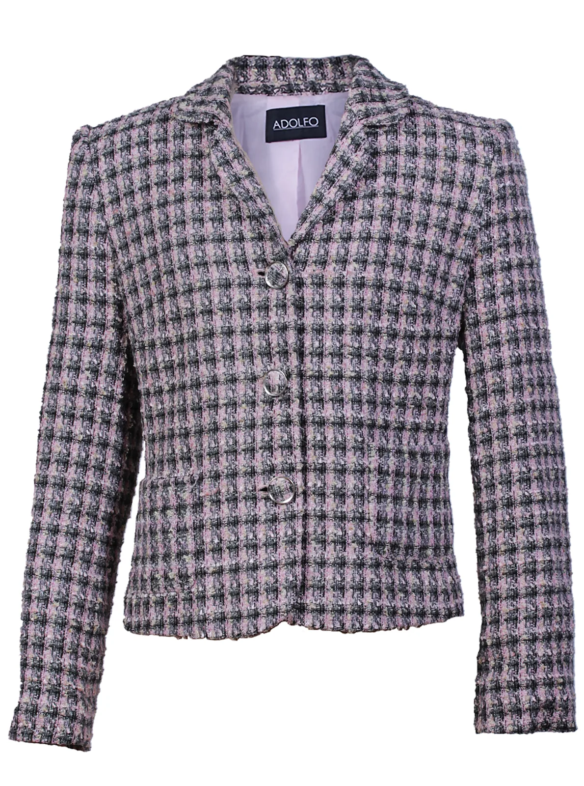 Blazer mujer elegante con patrón estructurado formal