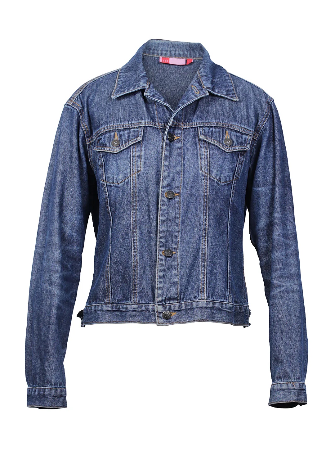 Chaqueta mujer mezclilla clásica casual diaria