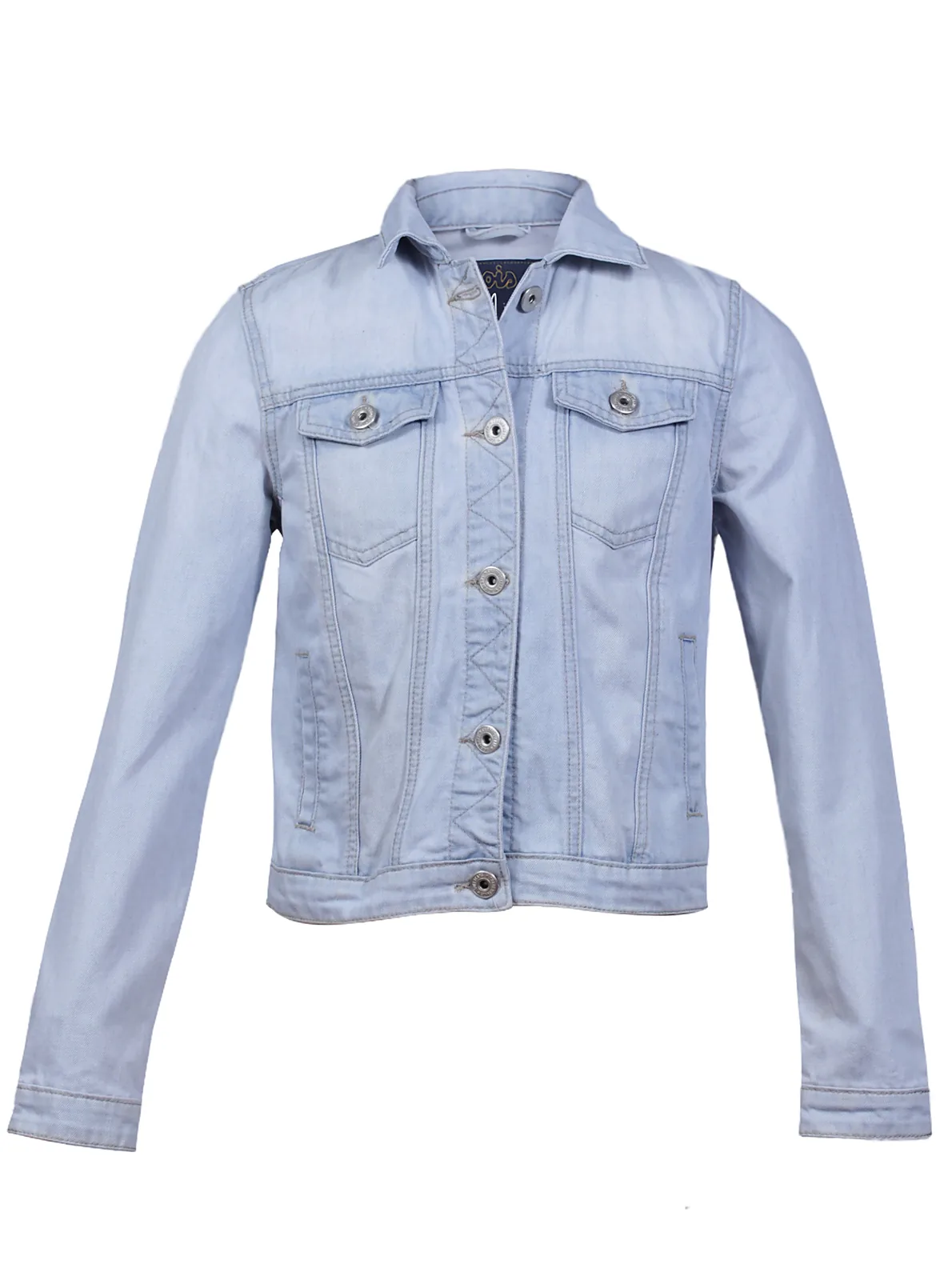 Chaqueta mujer mezclilla estilo casual