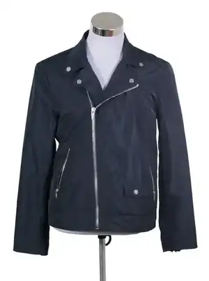 Chaqueta biker Zara azul