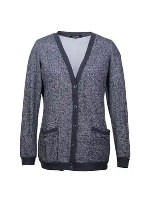 Chaleco tejido gris