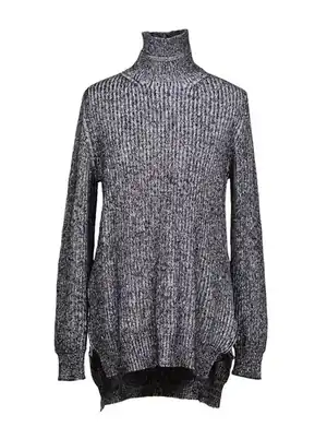 Chaleco largo gris Zara