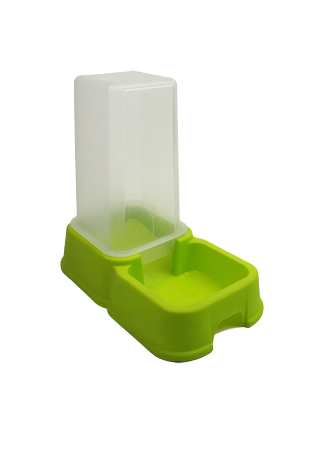 Dispensador automático agua/comida plástico verde para Mascotas
