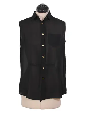 Polera de gasa negra Atmosphere