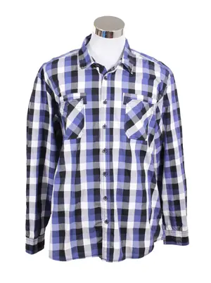 camisa hombre cuadrille marca angelo litrico practice goods