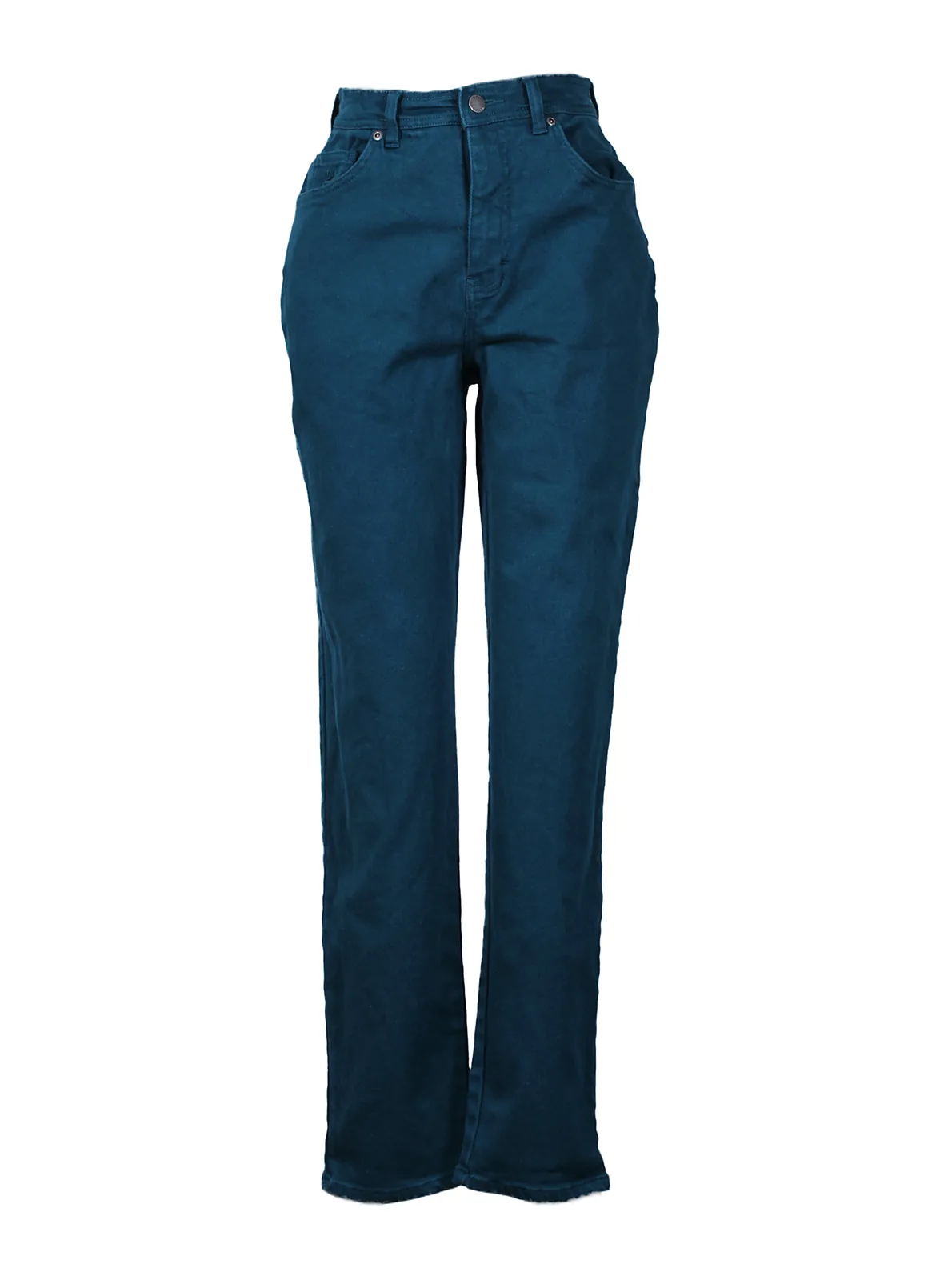 Pantalón azul petróleo recto