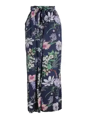 Pantalón fluido estampado floral