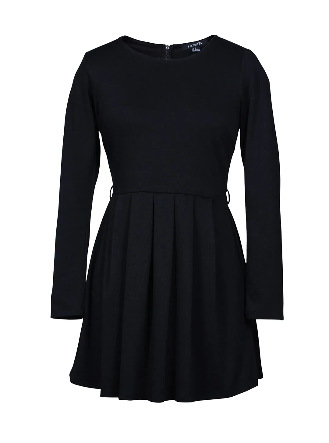 Vestido negro manga larga Forever 21