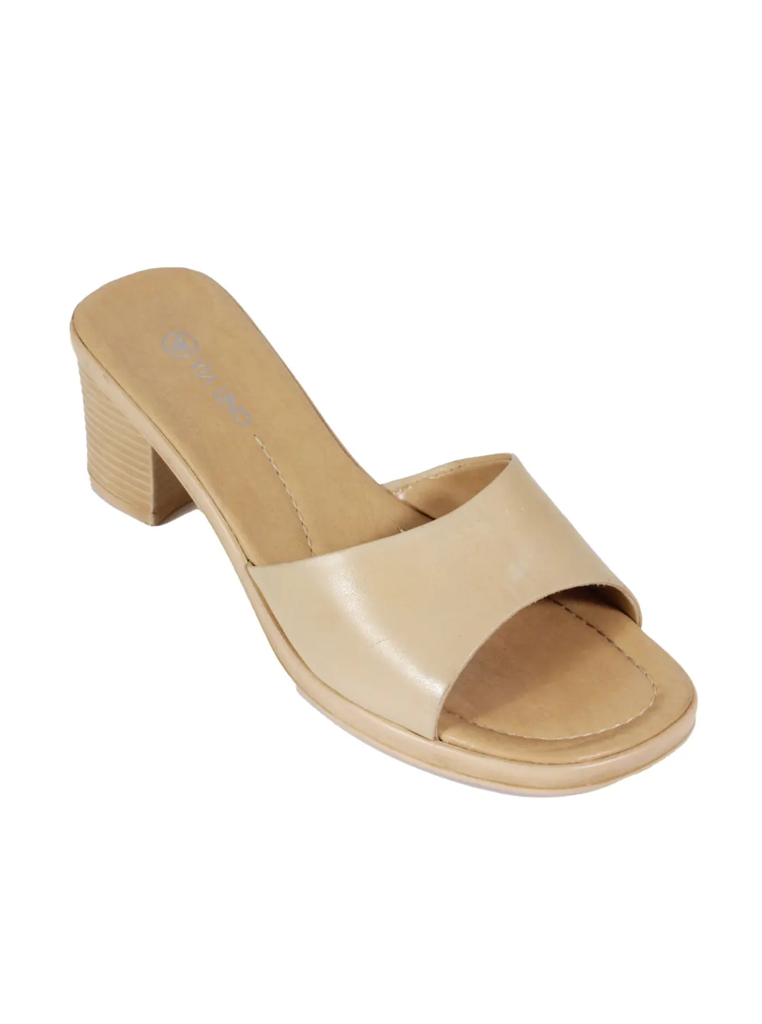 Sandalias tacón ancho minimal