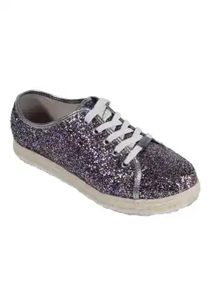 Zapatillas con brillos multicolor